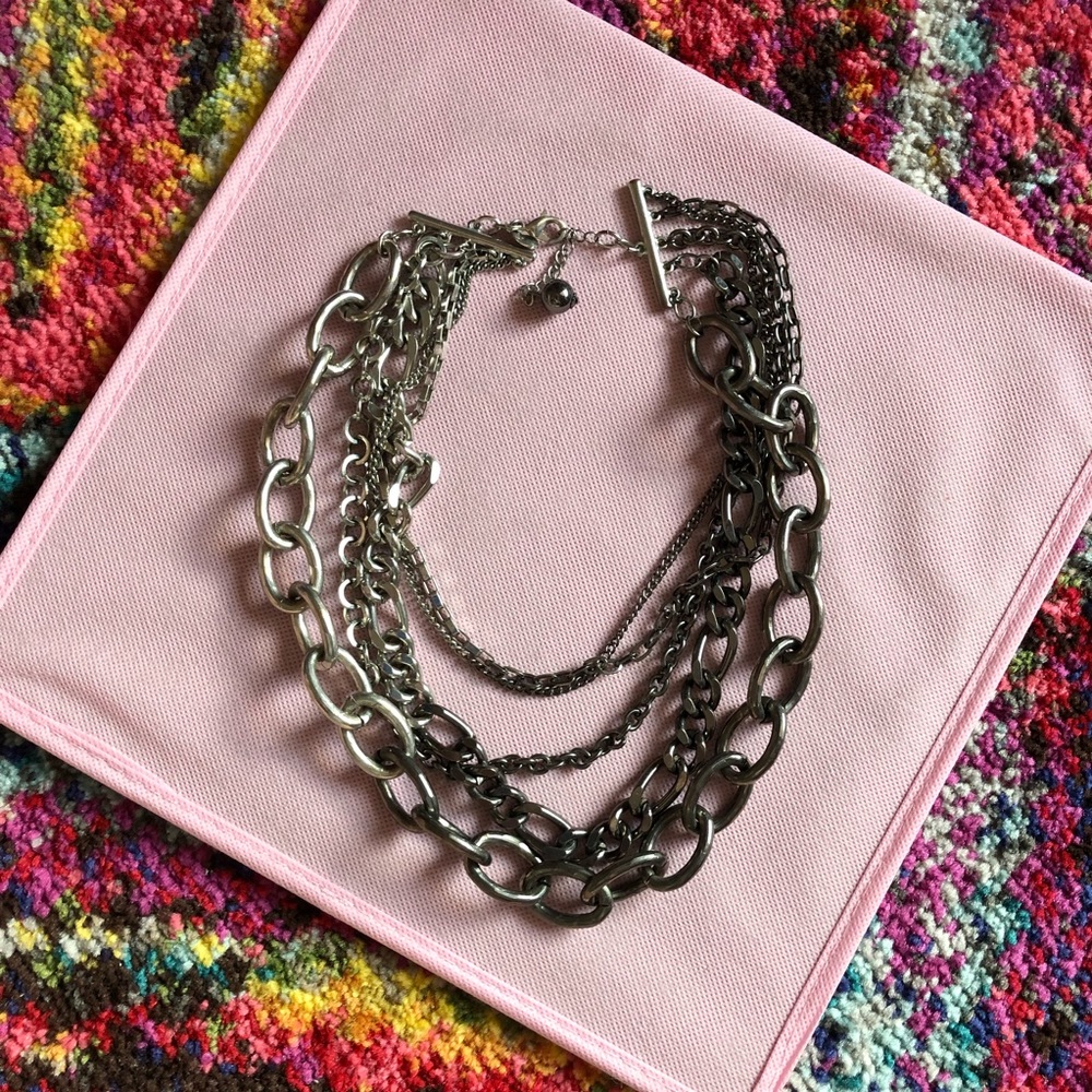 Chunky chain necklace worn once